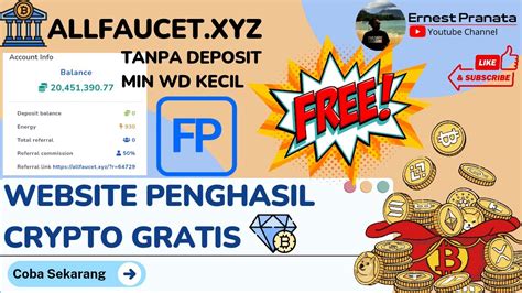 Allfaucet Xyz Website Penghasil Crypto Gratis Terbukti Legit