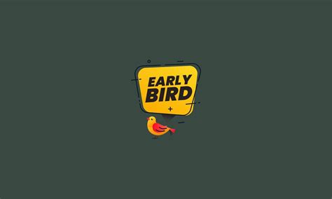 early bird vector illustration flat design 17504426 Vector Art at Vecteezy