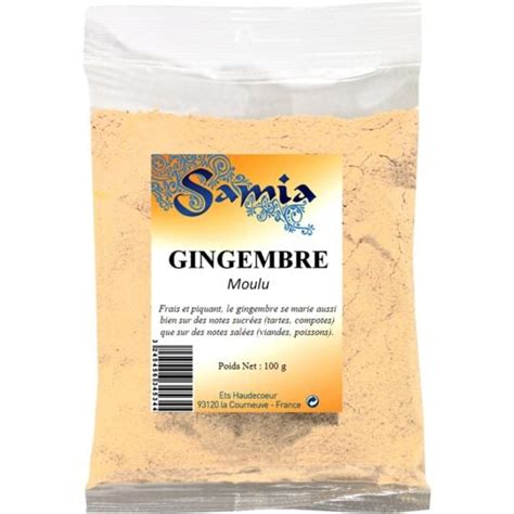 Gingembre Moulu Samia Le Sachet De G Prix Carrefour