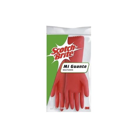 GUANTES DE LATEX SCOTCH BRITE DEL NUMERO 7 7 1 2 USO DOMESTICO COLOR