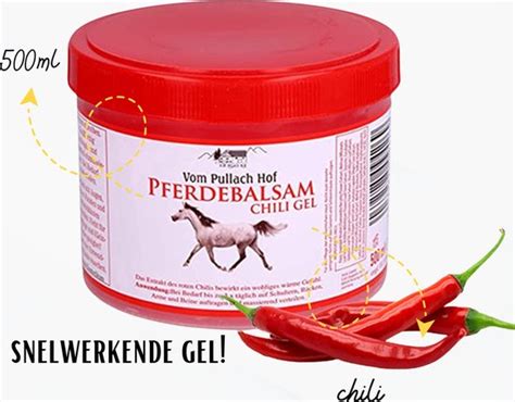 Vom Pullach Hof Paardenbalsem Chili Gel Ml Verwarmende En