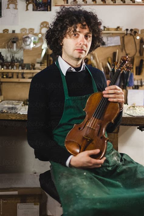 A Violin Maker In His Workshop By Stocksy Contributor Mattia Stocksy