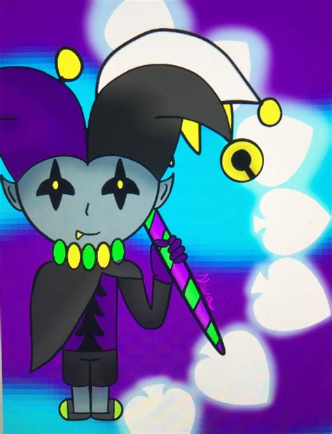 Jevil Drawing Deltarune Amino