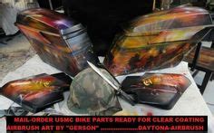 Motorcycle Airbrush Art By Henry Gerson Ideas Custom Airbrushing