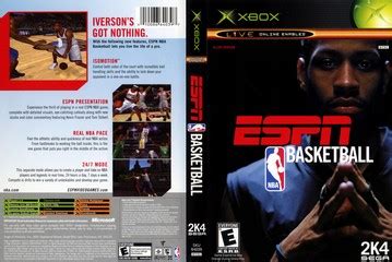 Espn Nba Basketball K Xbox The Cover Project