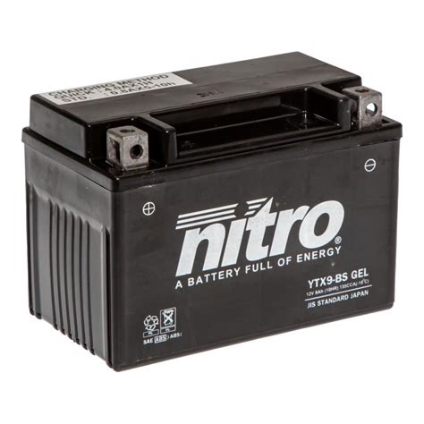 Batterie Nitro Ytx Bs V Ah Gel Pi Ces Electrique Sur La B Canerie