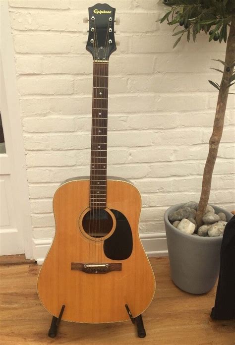 Epiphone Vintage 6730 Acoustic Guitar With Case Made In Japan In 1970