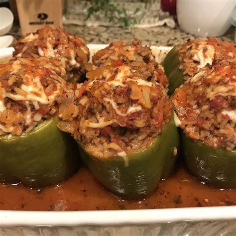 Chef John S Stuffed Peppers Recipe Best Stuffed Pepper Recipe Stuffed Peppers Peppers Recipes