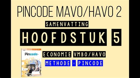 PINCODE VMBO TH HAVO 2 Hoofdstuk 5 Wat Levert Het Op 6e Editie