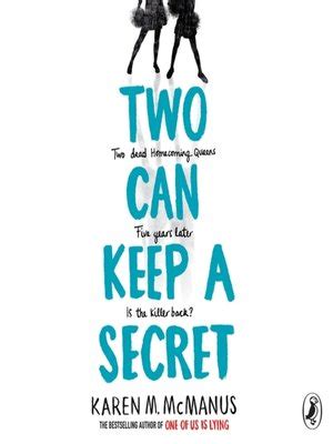 Two Can Keep a Secret by Karen M. McManus · OverDrive: ebooks ...