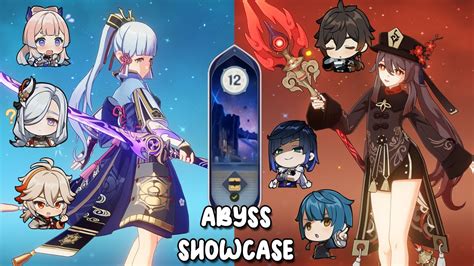 Abyss Piso Showcase Ayaka Freeze E Hutao Vapo Deletando