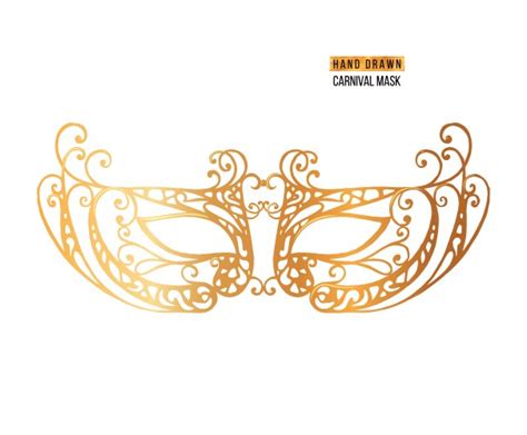 Venetian Carnival Mask Royalty Free Vector Image