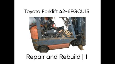 Toyota Forklift Fgcu Repair Refurbish Part Toyota Forklift