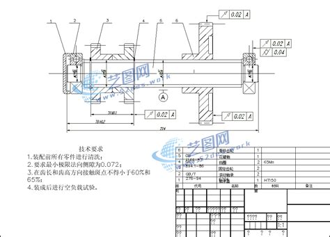 Ca6140主轴箱机械传动结构毕业设计含说明书cad图纸c20032 艺图网