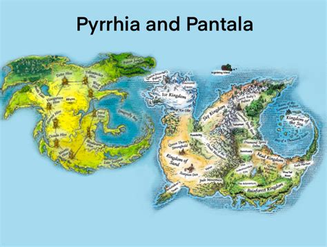 Pyrrhia And Pantala Updated Map Fandom