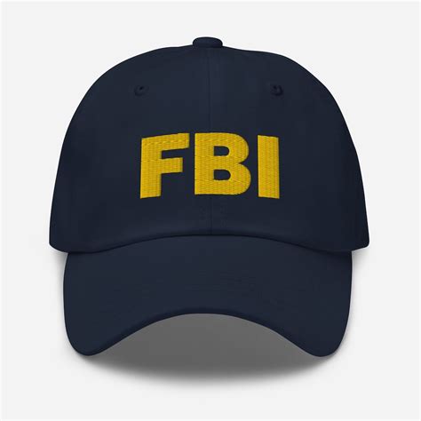 FBI Embroidered Hat - Etsy