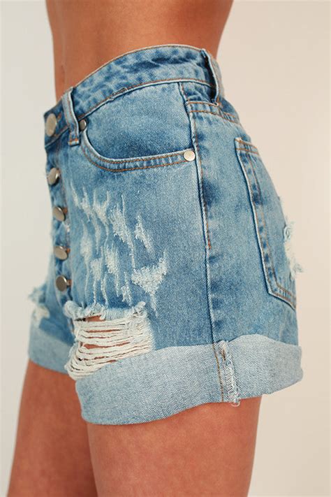 Beach Heights Denim Shorts • Impressions Online Boutique