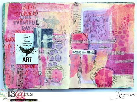 Arts An Art Journal Page By Fiona