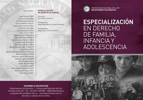 Pdf Folleto Especializaci N En Derecho De Familia Infancia