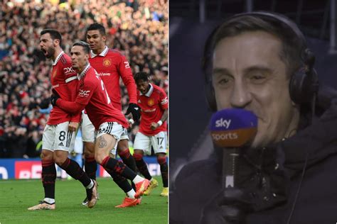 Gary Neville Predicts Man United Will Finish Above Arsenal After Derby Win