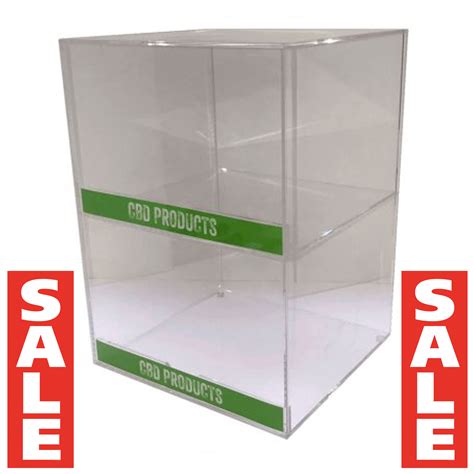 Acrylic Open Back Unit 2 Tier AMC