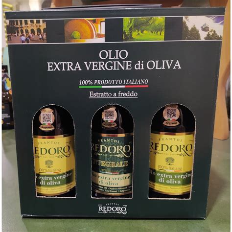 OLIO EXTRA VERGINE DI OLIVA 100 ITALIANO REDORO LT 1X3 L Ecommerce