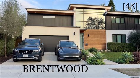 Brentwood Los Angeles California Driving Tour 4k Youtube