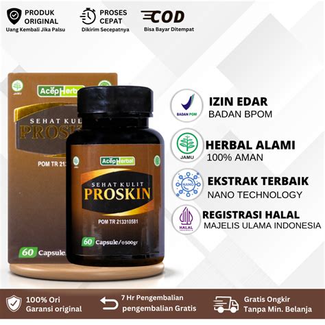 Jual Obat Sehat Kulit Proskin Herbal Kapsul Untuk Semua Penyakit