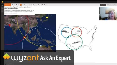 Finding The Epicenter Of An Earthquake Using Triangulation Youtube