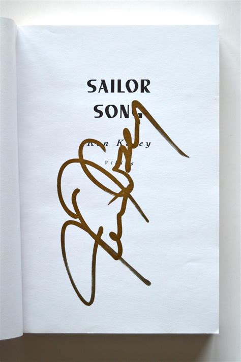 Sailor Song By Kesey Ken Fine Soft Cover 1992 1st Edition Signed