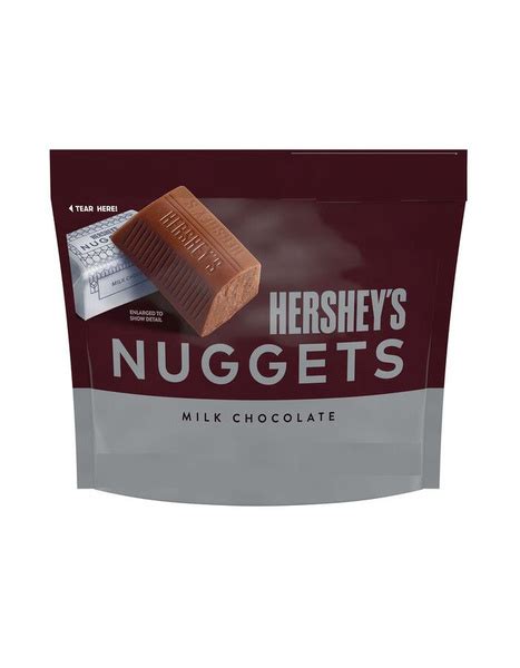 Конфеты шоколадные Hersheys Nugget Milk Chocolate 159 г купить с
