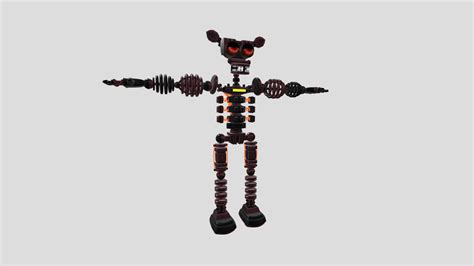 FNAF Endo Skeleton Sci Fi Remake 3D Model By Luca Petre 87d1729