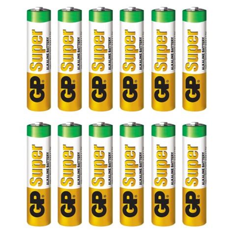 Buy GP Super Alkaline Battery AAA 12 Pieces توصيل Taw9eel