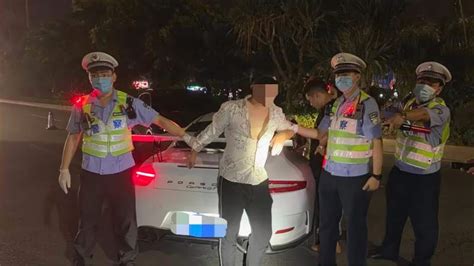 疯狂！东莞一保时捷司机醉驾被查 竟拖拽交警企图强行掉头逃跑 社会 交通事故 好看视频