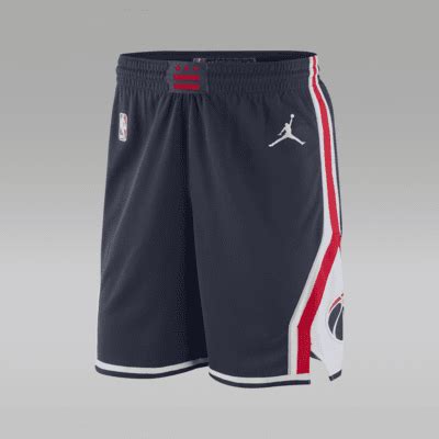 Shorts Jordan NBA Swingman Para Hombre Wizards Statement Edition 2020