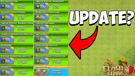 DAS UPDATE KOMMT Clash Of Clans CoC YouTube