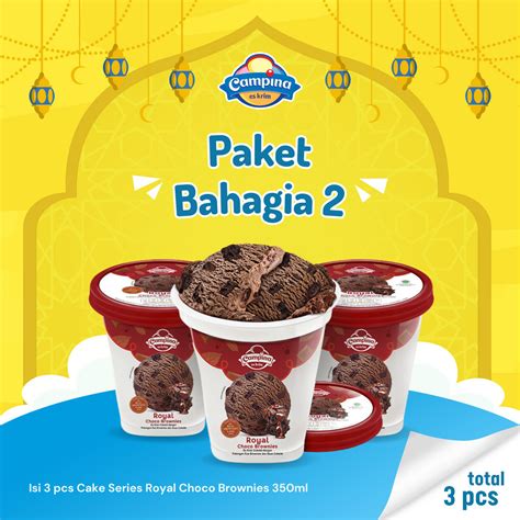 Jual PAKET ICE CREAM CAMPINA BAHAGIA 2 ES KRIM Shopee Indonesia