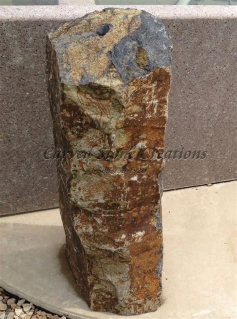 X Basalt Column Fountain Pedestal Fountains Csc