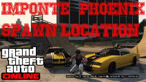 ★gta 5 Online How To Get Rare Imponte Phoenix Spawn Location Gta