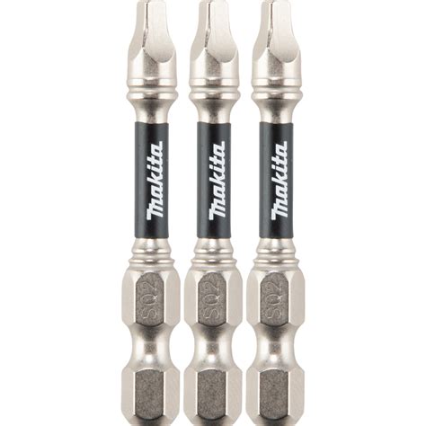 Makita Impact Xps® 2 Square 2 Power Bit 3 Pack The Power Tool Store