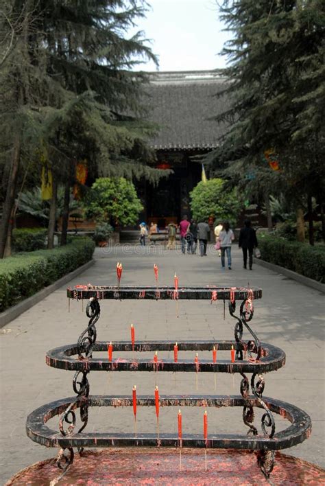 The Green Ram Temple In Chengdu China Stock Photo Image Of Religion