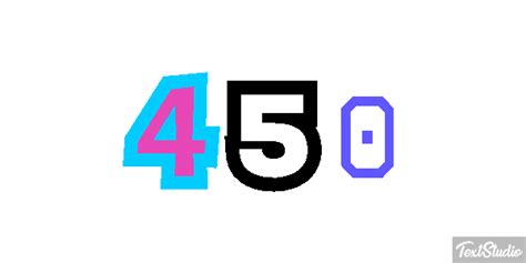 450 Number Animated  Logo Designs