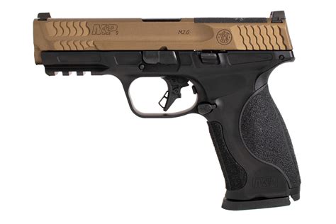 Smith Wesson M P9 M2 0 Metal 9mm Optic Ready Pistol With Burnt Bronze