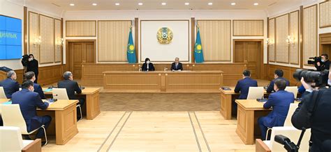 President Kassym-Jomart Tokayev meets with Constitutional Court judges — Official website of the ...