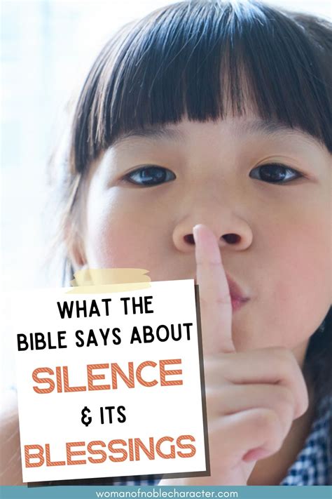 Silence In The Bible 5 Biblical Reasons To Be Silent Bible Proverbs