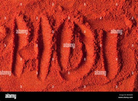 Spicy Chili Powder Stock Photo Alamy