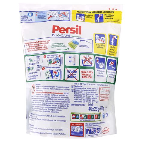 PERSIL Duo Caps univerzálne kapsule na pranie 40 ks myAustria sk