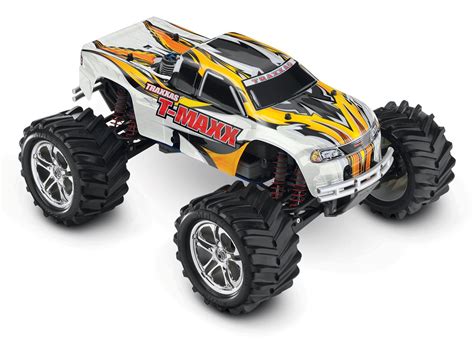 Traxxas 49104 1 WHT Traxxas Nitro T Maxx Classic Monster Trucks