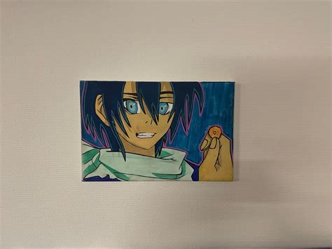 Yato Character Noragami Anime Canvas Graffiti Street Art Etsy