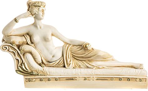 Venus Victrix Pauline Bonaparte Canova Estatua Escultura Alabastro Tono